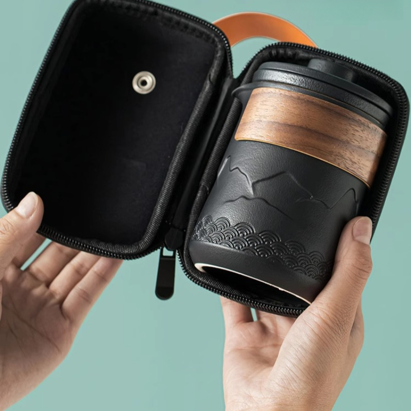 Camping Cooking Pan Set - Портативный дорожный чайный сервиз, один горшок,