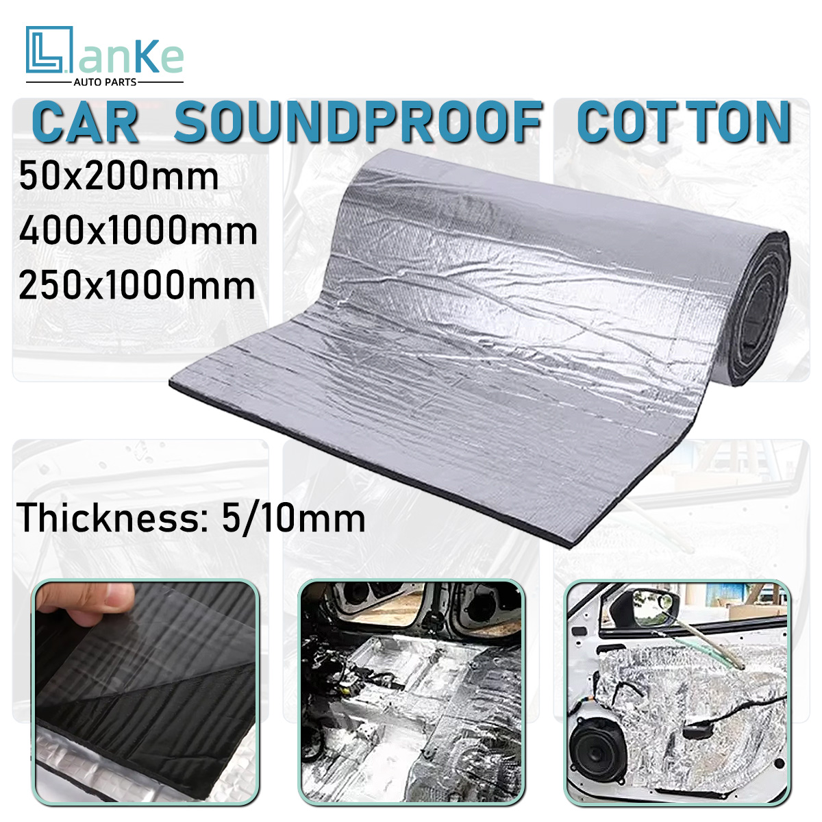 Aluminum Foil Heavy Duty - Звукоизоляционная пена высокой плотности Lanke для