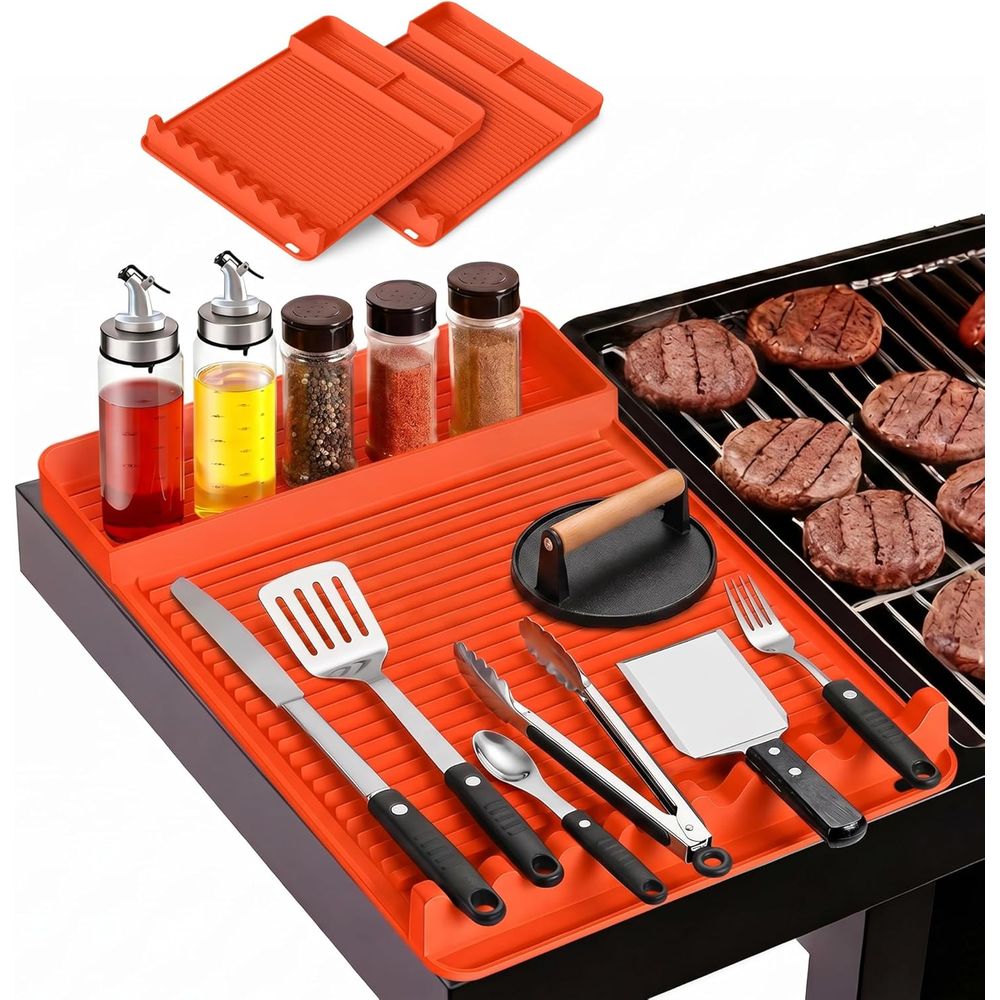 Camping Cooking Area - Термостойкий силиконовый коврик для гриля -