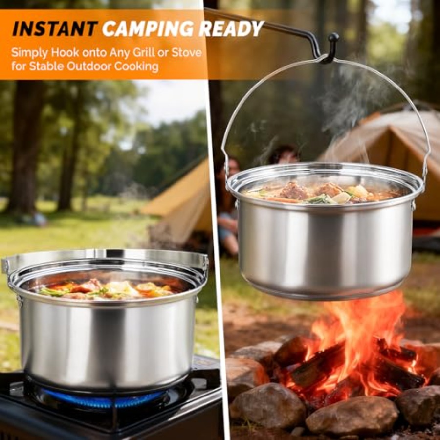 Набор походной посуды, легкий  – обзор и цена Camping Cooking Set Lightweight