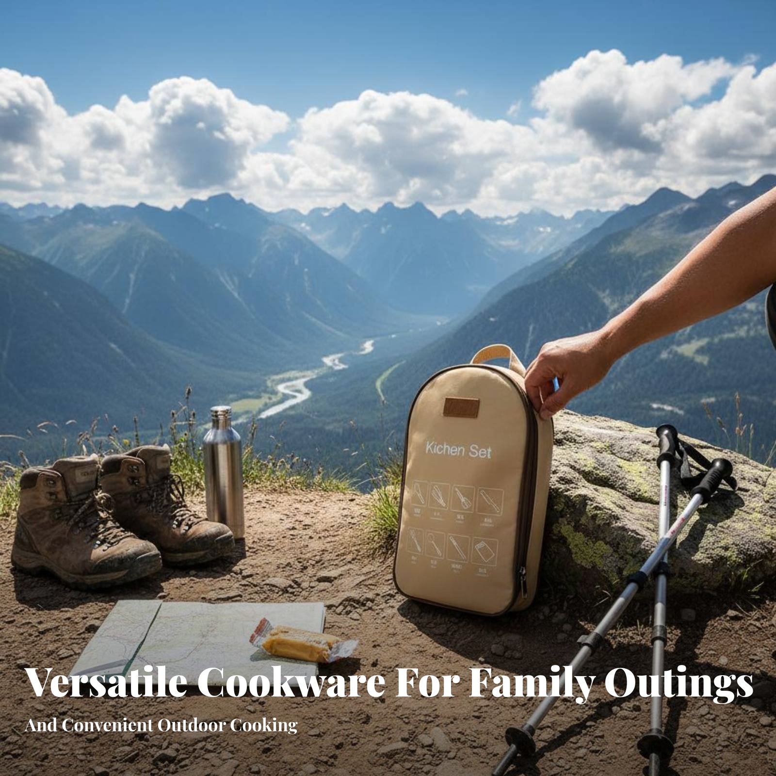 Набор портативной посуды для п – обзор и цена Camping Cooking And Dining Set