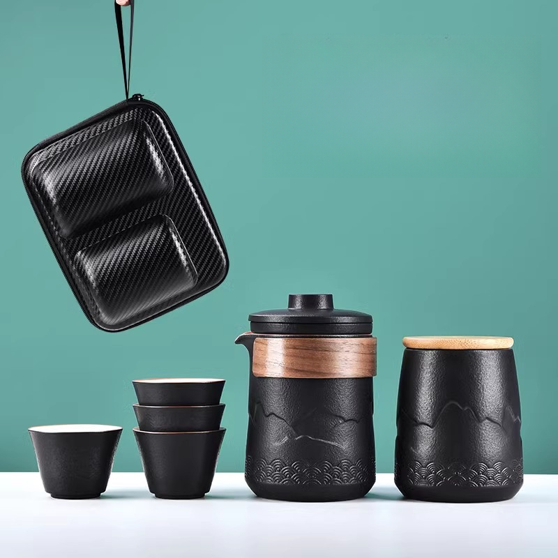 Портативный дорожный чайный се – обзор и цена Camping Cooking Pan Set