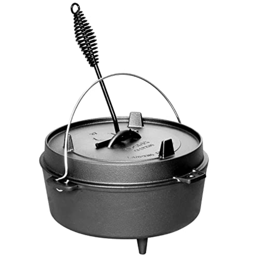Чугунная походная кастрюля с к – обзор и цена Camping Cooking Dutch Oven