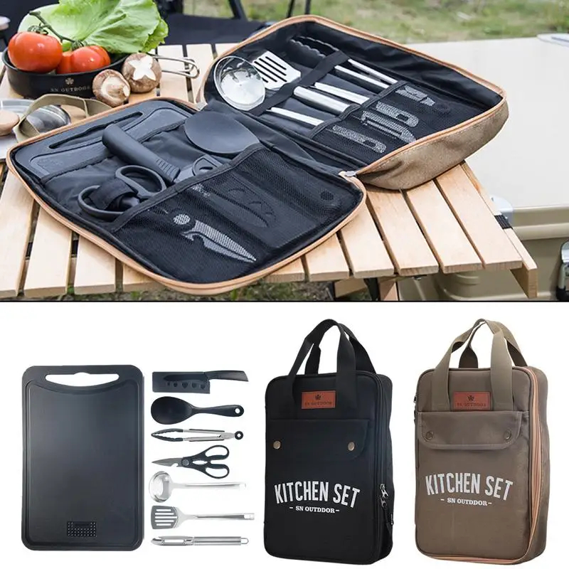 Набор походной кухонной утвари – обзор и цена Camping Cooking And Dining Set