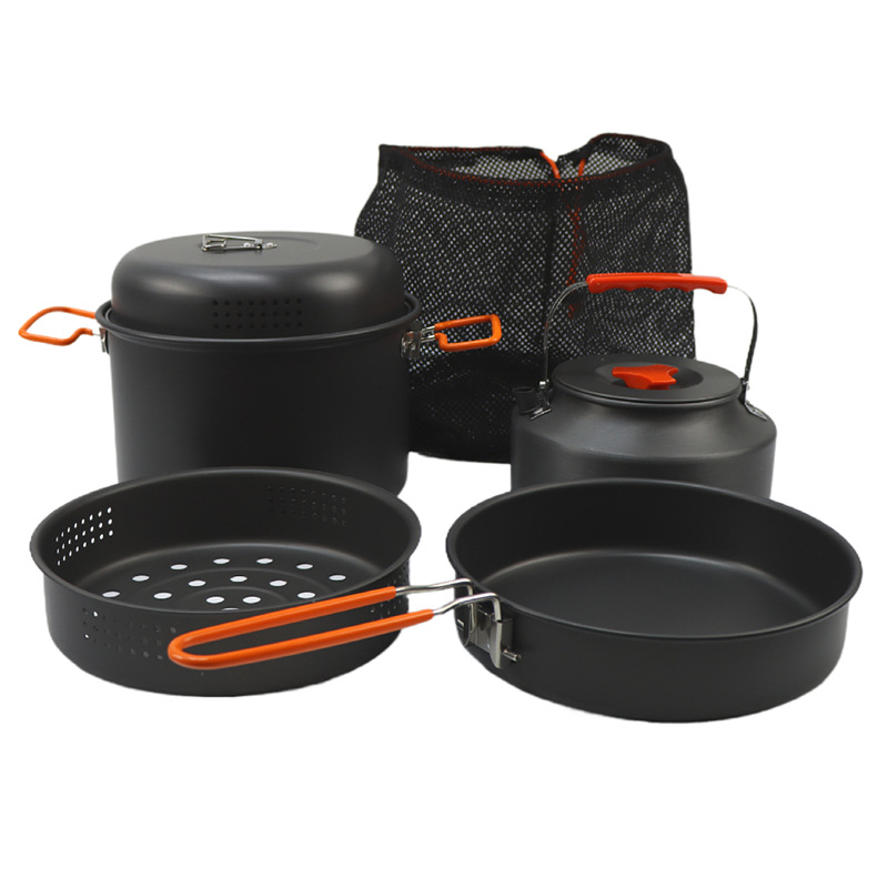Набор посуды для открытого воз – обзор и цена Camping Cooking Pan Set