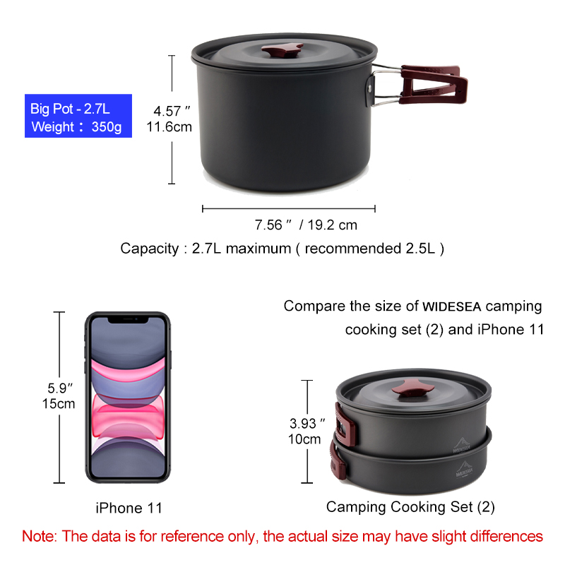 Набор посуды Widesea для кемпи – обзор и цена Camping Cooking Set Jetboil