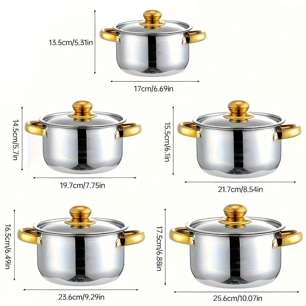 Набор кастрюль из нержавеющей  – обзор и цена Camping Cooking Pan Set