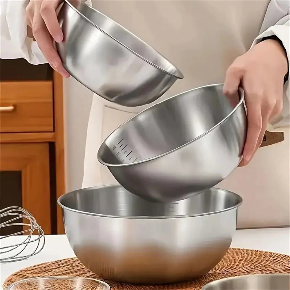 Набор из 3-х мисок из нержавею – обзор и цена Camping Cooking Pan Set