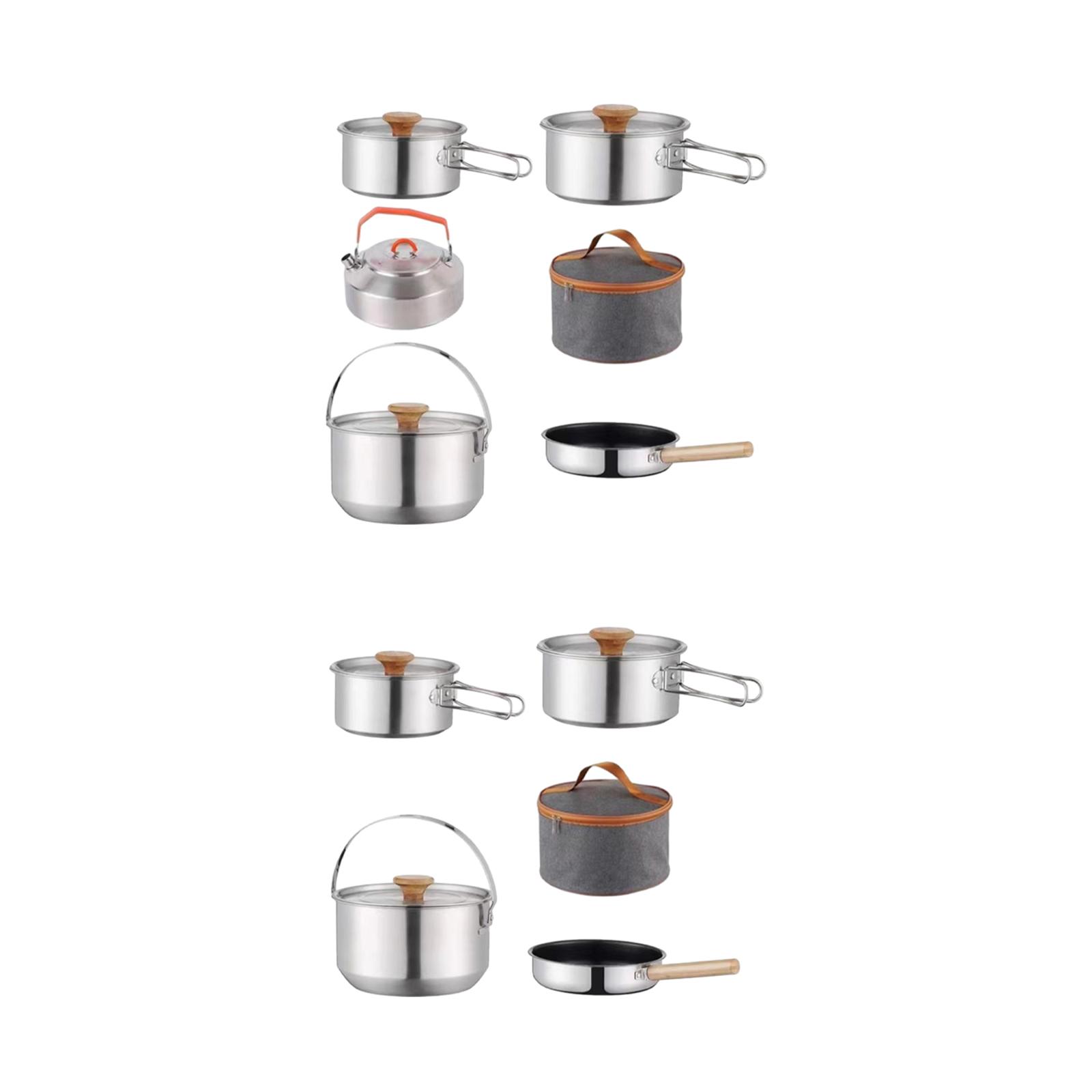 Набор походной посуды: легкий  – обзор и цена Camping Cooking Set Lightweight