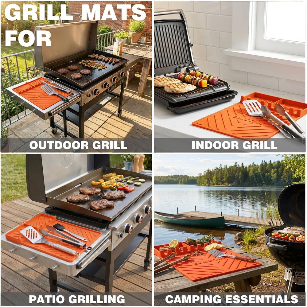 Силиконовые коврики для гриля  – обзор и цена Camping Cooking Area