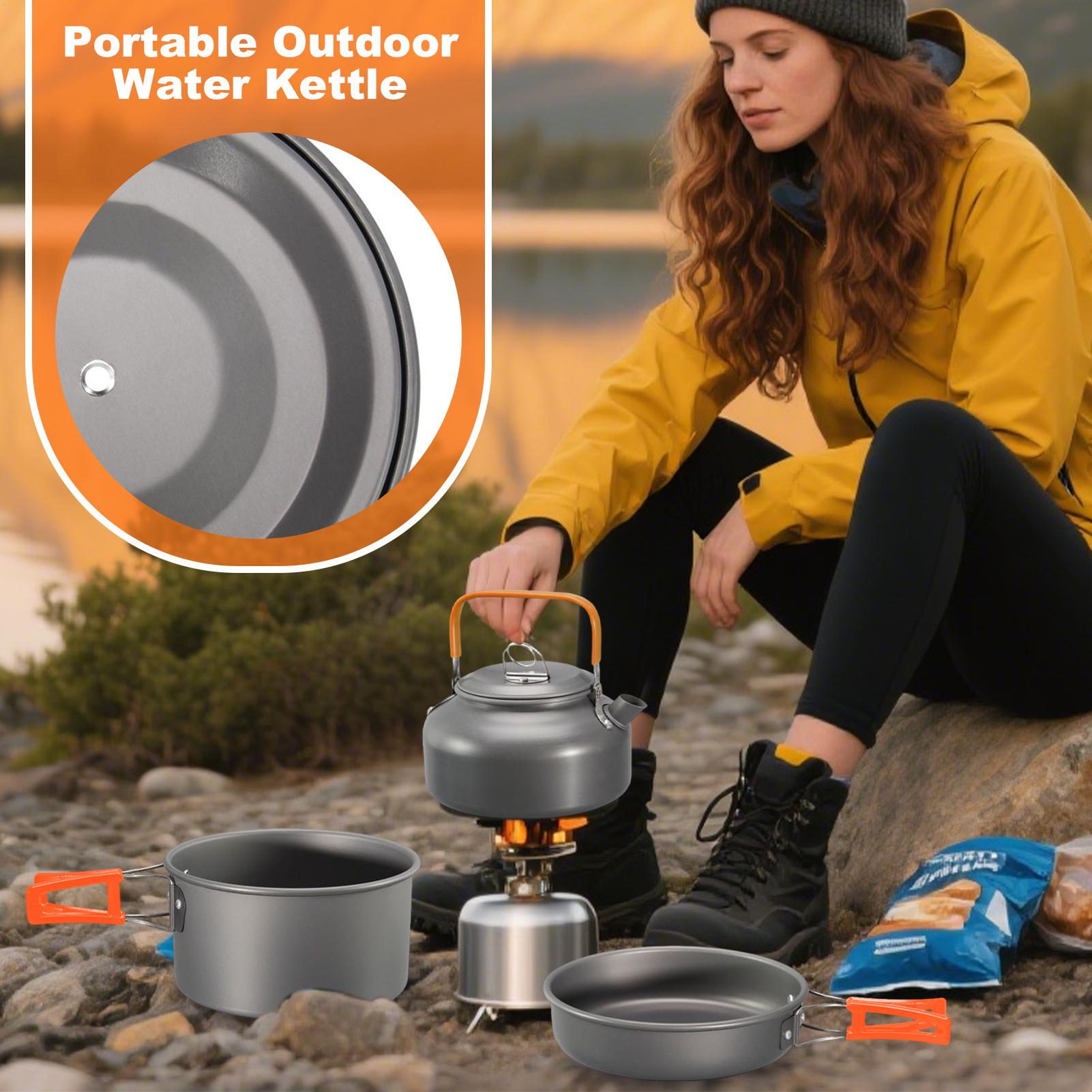 Посуда для кемпинга, набор кас – обзор и цена Camping Cooking Set Lightweight