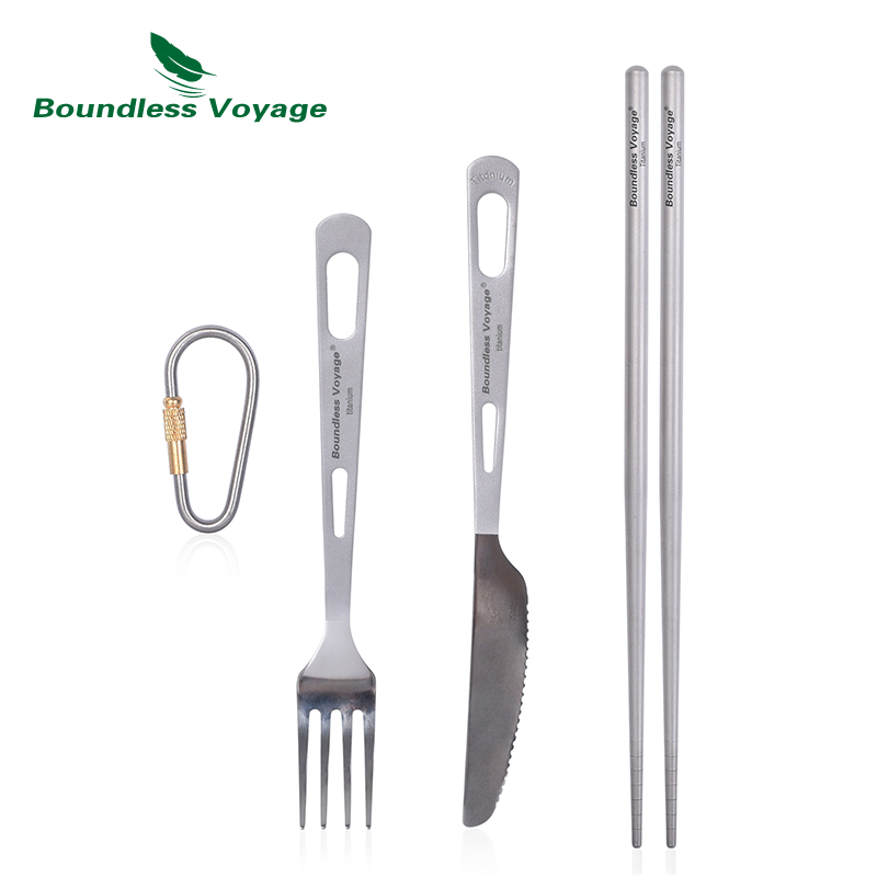 3 шт./набор, титановые столовы – обзор и цена Camp Spork Set